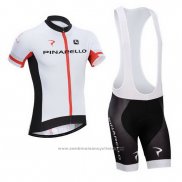 2014 Maillot Cyclisme Pinarello Noir et Blanc Manches Courtes et Cuissard