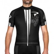 2016 Maillot Cyclisme Pinarello Noir et Blanc Manches Courtes et Cuissard