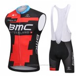 2018 Gilet Coupe-vent BMC Noir et Rouge