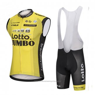 2018 Gilet Coupe-vent Lotto NL Jumbo Jaune