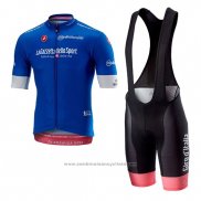 2018 Maillot Cyclisme Giro d'Italia Bleu Manches Courtes et Cuissard