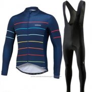 2018 Maillot Cyclisme Morvelo Profond Bleu Manches Courtes et Cuissard