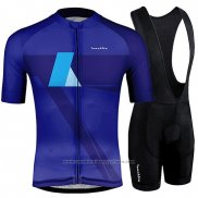 2019 Maillot Cyclisme Runchita Azur Bleu Manches Courtes et Cuissard