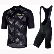 2019 Maillot Cyclisme Nalini Podio 2.0 Noir Manches Courtes et Cuissard