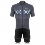 2020 Maillot Cyclisme De Marchi Gris Manches Courtes et Cuissard