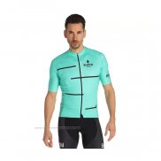 2021 Maillot Cyclisme Bianchi Lumiere Vert Manches Courtes et Cuissard(2)