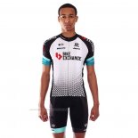 2021 Maillot Cyclisme Bike Exchange Blanc Manches Courtes et Cuissard(1)