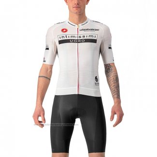 2022 Maillot Cyclisme Giro D'italie Blanc Manches Courtes et Cuissard