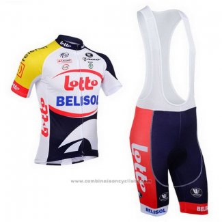 2013 Maillot Cyclisme Lotto Belisol Violet et Blanc Manches Courtes et Cuissard