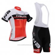 2015 Maillot Cyclisme Nalini Rouge et Blanc Manches Courtes et Cuissard