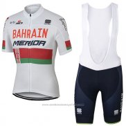 2017 Maillot Cyclisme Bahrain Merida Champion Bielorusso Manches Courtes et Cuissard