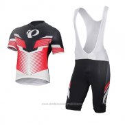 2017 Maillot Cyclisme Pearl Izumi Blanc et Rouge Manches Courtes et Cuissard