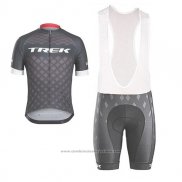 2017 Maillot Cyclisme Trek Noir Manches Courtes et Cuissard(1)