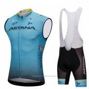 2018 Gilet Coupe-vent Astana Azur