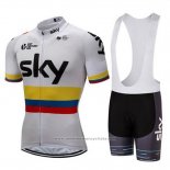 2018 Maillot Cyclisme Sky Champion Colombia Manches Courtes et Cuissard