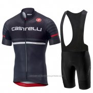 2019 Maillot Cyclisme Castelli Free AR 4.1 Noir Manches Courtes et Cuissard