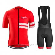 2019 Maillot Cyclisme Ralph Rouge Blanc Manches Courtes et Cuissard