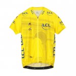 2019 Maillot Cyclisme Tour de France Jaune Manches Courtes et Cuissard(3)