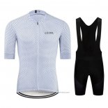 2020 Maillot Cyclisme Le Col Blanc Manches Courtes et Cuissard