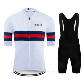 2020 Maillot Cyclisme NDLSS Blanc Manches Courtes et Cuissard