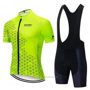 2020 Maillot Cyclisme Northwave Jaune Manches Courtes et Cuissard