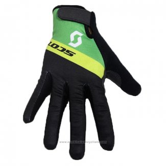 2020 Scott Gants Doigts Longs Cyclisme Noir Vert