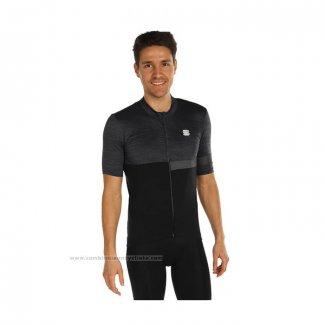 2021 Maillot Cyclisme Sportful Noir Manches Courtes et Cuissard