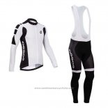 2014 Maillot Cyclisme Assos Blanc Manches Longues et Cuissard