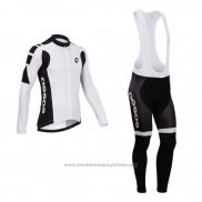 2014 Maillot Cyclisme Assos Blanc Manches Longues et Cuissard