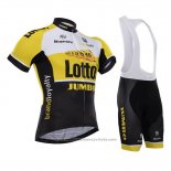 2015 Maillot Cyclisme Lotto NL Jumbo Jaune Manches Courtes et Cuissard