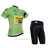 2015 Maillot Cyclisme Saxobank Lider Vert Manches Courtes et Cuissard