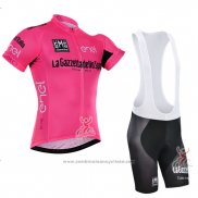 2016 Maillot Cyclisme Giro d'Italia Rose et Noir Manches Courtes et Cuissard