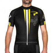 2016 Maillot Cyclisme Pinarello Jaune et Noir Manches Courtes et Cuissard