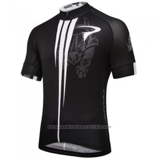 2016 Maillot Cyclisme Pinarello Noir Blanc Manches Courtes et Cuissard