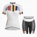 2016 Maillot Cyclisme Trek Orange et Blanc Manches Courtes et Cuissard