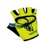 2017 Aogda Gants Ete Ciclismo Jaune et Noir