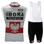 2017 Gilet Coupe-vent Bora Blanc et Rouge