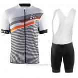 2017 Maillot Cyclisme Craft Gris Manches Courtes et Cuissard