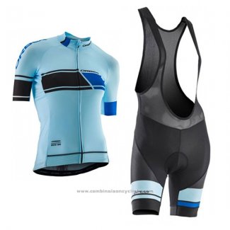 2017 Maillot Cyclisme Femme Orbea Bleu Manches Courtes et Cuissard