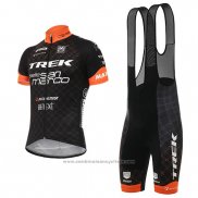 2017 Maillot Cyclisme Trek Noir Manches Courtes et Cuissard