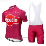 2019 Maillot Cyclisme Katusha Alpecin Rouge Manches Courtes et Cuissard