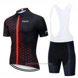 2019 Maillot Cyclisme Northwave Noir Rouge Manches Courtes et Cuissard