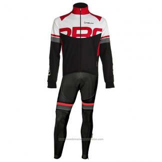 2020 Maillot Cyclisme Nalini Noir Blanc Rouge Manches Longues et Cuissard(2)