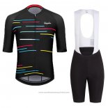 2020 Maillot Cyclisme Rapha Noir Manches Courtes et Cuissard