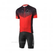 2022 Maillot Cyclisme Loffler Rouge Manches Courtes et Cuissard