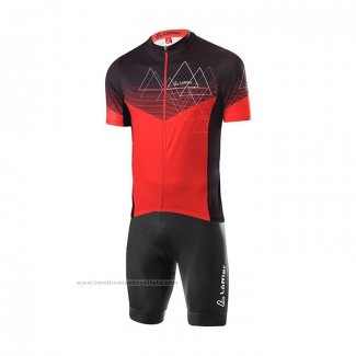 2022 Maillot Cyclisme Loffler Rouge Manches Courtes et Cuissard