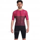 2023 Maillot Cyclisme Sportful Lumiere Violet Manches Courtes et Cuissard