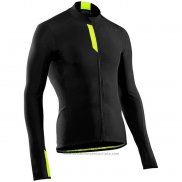 Maillot Cyclisme Northwave Noir Jaune Manches Longues et Cuissard