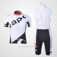 2011 Maillot Cyclisme Capo Blanc Manches Courtes et Cuissard