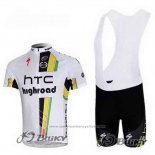 2011 Maillot Cyclisme HTC Highroad Blanc Manches Courtes et Cuissard